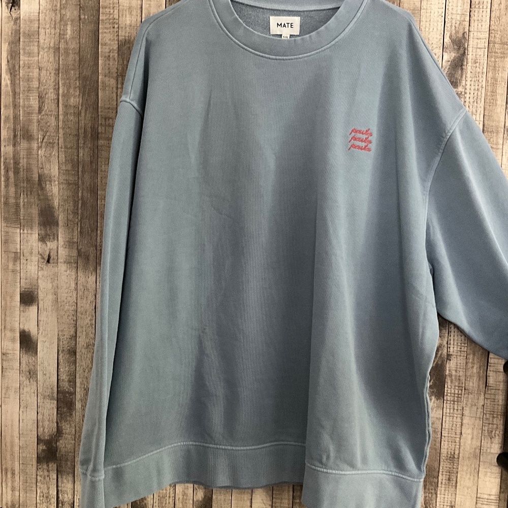 MATE THE LABEL OVERSIZED SWEATSHIRT /BRAND NEW